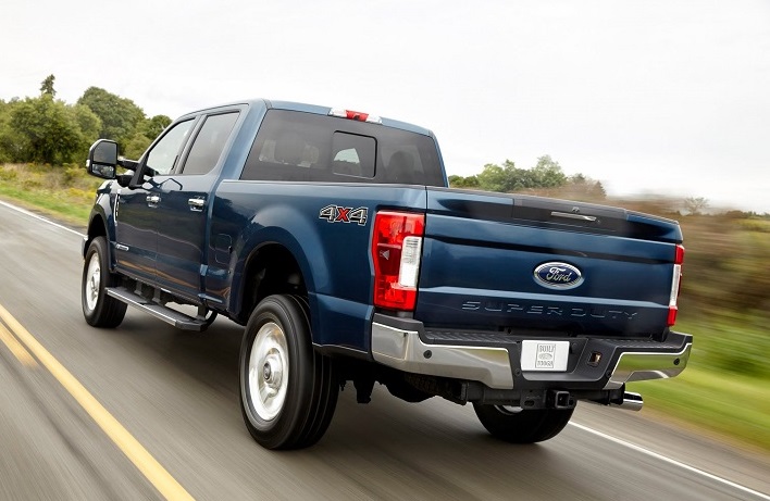 2018 Ford F-250 rear view