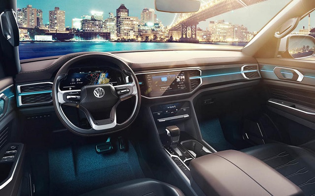 VW Atlas Tanoak interior