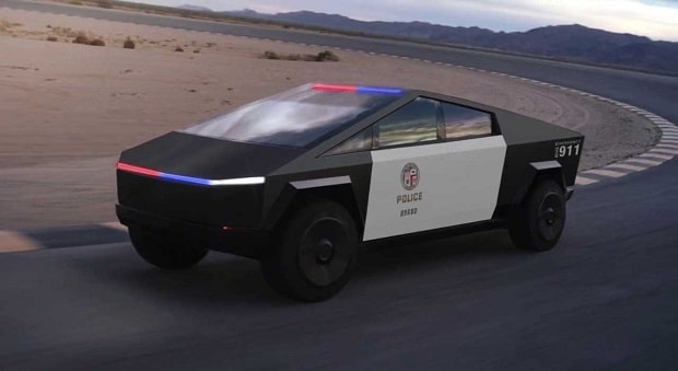 2023 Tesla Cybertruck Police Truck