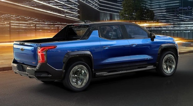 2024 Chevy Avalanche EV RST concept rear view