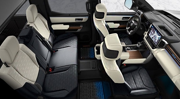 2022 Toyota Tundra Capstone interior seats