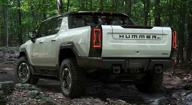 2023 GMC Hummer EV Pickup Truck Edition 1 rear view