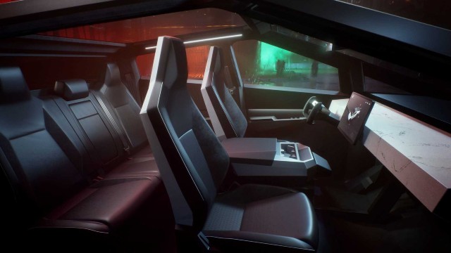 2024 Tesla Cybertruck interior
