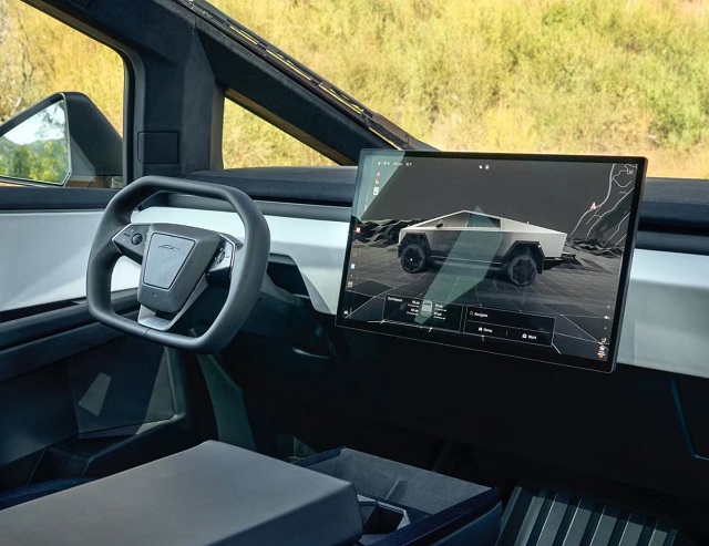 2025 Tesla Cybertruck interior