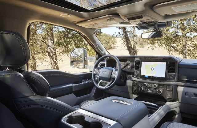 2025 ford super duty interior
